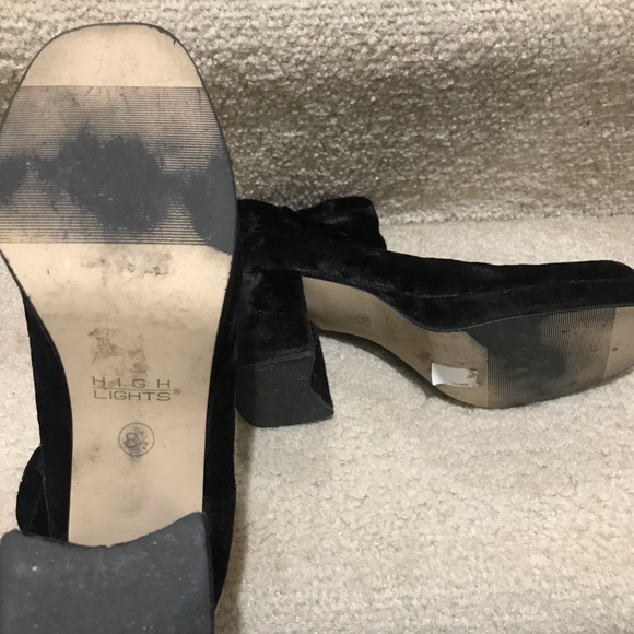 COPY - Velvet ankle boots - Picture 3 of 4